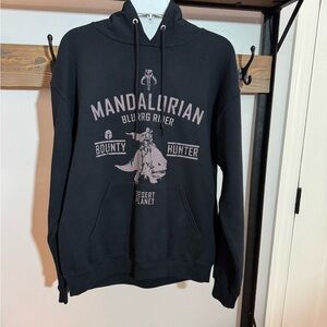 Mandalorian Disney Blurrg Rider Black Hoodie first run merch 2020